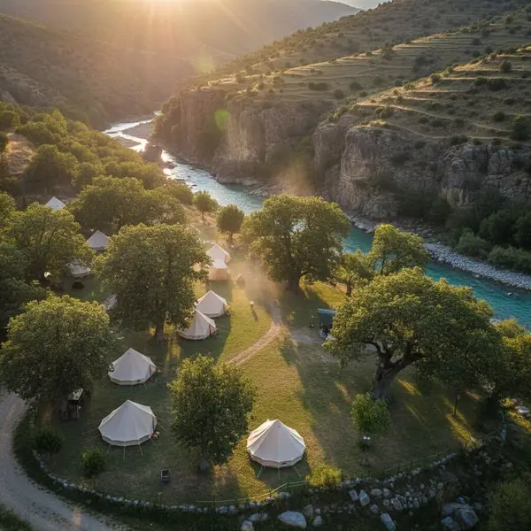 Siirt Botan Vadisi Çadır Kampı